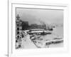 Hong Kong, China Waterfront Photograph - Hong Kong, China-Lantern Press-Framed Art Print