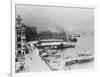 Hong Kong, China Waterfront Photograph - Hong Kong, China-Lantern Press-Framed Art Print