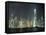 Hong Kong City Skyline Looking Across Victoria Harbour to Hong Kong Island at Night, Hong Kong-Gavin Hellier-Framed Stretched Canvas