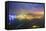 Hong Kong Cityscape at Sunset-Fraser Hall-Framed Stretched Canvas