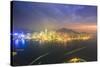 Hong Kong Cityscape at Sunset-Fraser Hall-Stretched Canvas