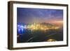 Hong Kong Cityscape at Sunset-Fraser Hall-Framed Photographic Print