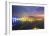 Hong Kong Cityscape at Sunset-Fraser Hall-Framed Photographic Print