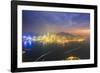 Hong Kong Cityscape at Sunset-Fraser Hall-Framed Photographic Print