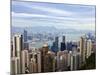 Hong Kong Cityscape Viewed from Victoria Peak, Hong Kong, China, Asia-Amanda Hall-Mounted Photographic Print