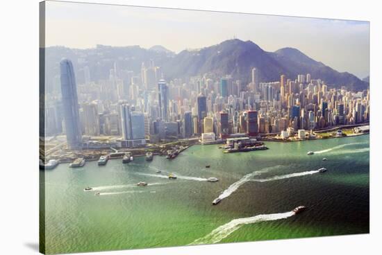 Hong Kong Cityscape-Fraser Hall-Stretched Canvas