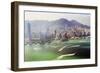 Hong Kong Cityscape-Fraser Hall-Framed Photographic Print