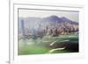 Hong Kong Cityscape-Fraser Hall-Framed Photographic Print