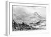 Hong-Kong from Kow-Loon, Engraved by Samuel Fisher-Thomas Allom-Framed Giclee Print