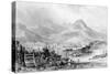 Hong-Kong from Kow-Loon, Engraved by Samuel Fisher-Thomas Allom-Stretched Canvas