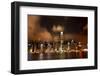 Hong Kong Harbor at Night Lightshow from Kowloon Reflection-William Perry-Framed Photographic Print