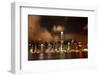 Hong Kong Harbor at Night Lightshow from Kowloon Reflection-William Perry-Framed Photographic Print