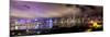 Hong Kong Harbour, and Central Skyline, Hong Kong Island, Hong Kong, China-Gavin Hellier-Mounted Photographic Print