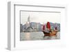 Hong Kong Harbour Tourist Junk-null-Framed Art Print