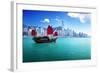 Hong Kong Harbour-Iakov Kalinin-Framed Photographic Print