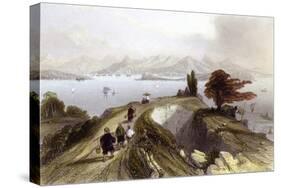 Hong Kong Harbour-Thomas Allom-Stretched Canvas