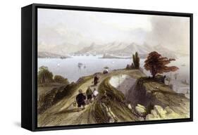 Hong Kong Harbour-Thomas Allom-Framed Stretched Canvas