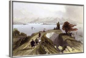 Hong Kong Harbour-Thomas Allom-Framed Art Print