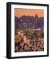 Hong Kong, Hong Kong Island, Causeway Bay View across Harbour to Victoria Peak, China-Peter Adams-Framed Photographic Print