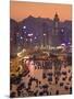 Hong Kong, Hong Kong Island, Causeway Bay View across Harbour to Victoria Peak, China-Peter Adams-Mounted Photographic Print
