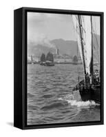 Hong Kong Industry-John Dominis-Framed Stretched Canvas