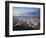 Hong Kong Island and Kowloon Skylines at Sunset, Hong Kong, China-Ian Trower-Framed Photographic Print