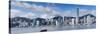 Hong Kong Island Skyline and Star Ferry, Hong Kong-Ian Trower-Stretched Canvas