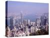 Hong Kong Island Skyline and Victoria Harbour Beyond, Hong Kong, China, Asia-Amanda Hall-Stretched Canvas