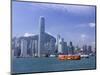 Hong Kong Island Skyline and Victoria Harbour, Hong Kong, China, Asia-Amanda Hall-Mounted Photographic Print