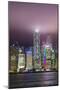 Hong Kong Island skyline and Victoria Harbour, Hong Kong, China.-Michael DeFreitas-Mounted Photographic Print