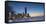 Hong Kong Island Skyline at Dusk, Hong Kong, China, Asia-Ian Trower-Framed Stretched Canvas