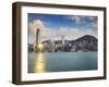 Hong Kong Island Skyline, Hong Kong, China-Ian Trower-Framed Photographic Print