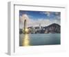 Hong Kong Island Skyline, Hong Kong, China-Ian Trower-Framed Photographic Print