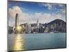 Hong Kong Island Skyline, Hong Kong, China-Ian Trower-Mounted Photographic Print