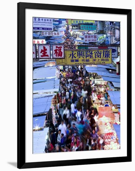 Hong Kong, Kowloon, Mongkok, Fa Yuen Street Market, China-Peter Adams-Framed Photographic Print