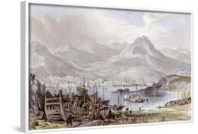 Hong Kong Kowloon-Thomas Allom-Framed Art Print