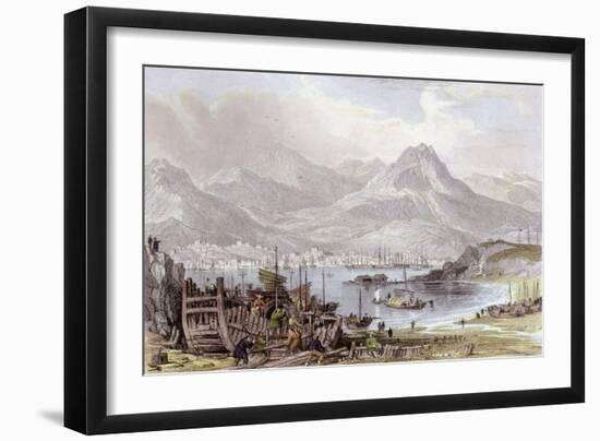 Hong Kong Kowloon-Thomas Allom-Framed Art Print