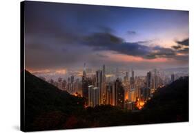 Hong Kong Morning-Dale MacMillan-Stretched Canvas