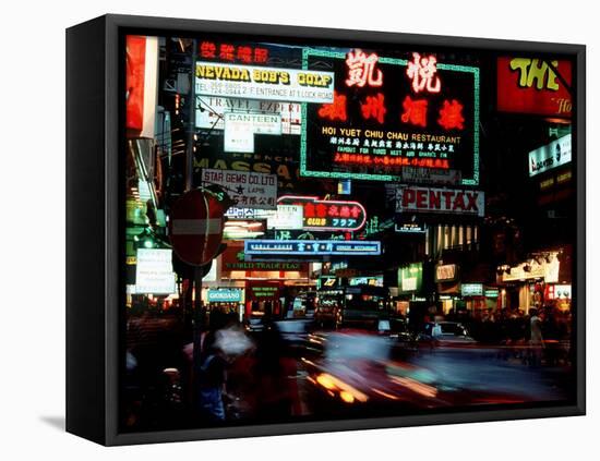 Hong Kong Night View-null-Framed Stretched Canvas