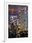 Hong Kong Night-Charles Bowman-Framed Photographic Print