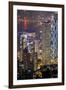 Hong Kong Night-Charles Bowman-Framed Photographic Print