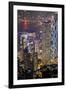 Hong Kong Night-Charles Bowman-Framed Photographic Print