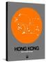 Hong Kong Orange Subway Map-NaxArt-Stretched Canvas