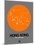 Hong Kong Orange Subway Map-NaxArt-Mounted Art Print