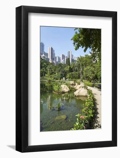 Hong Kong Park in Central, Hong Kong Island, Hong Kong, China, Asia-Fraser Hall-Framed Photographic Print