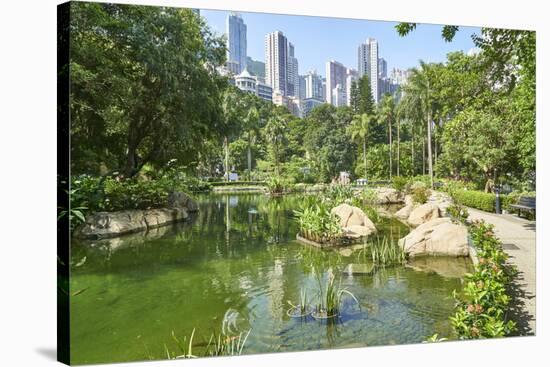 Hong Kong Park in Central, Hong Kong Island, Hong Kong, China, Asia-Fraser Hall-Stretched Canvas