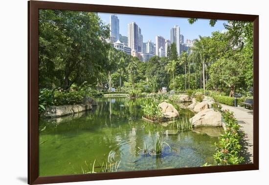 Hong Kong Park in Central, Hong Kong Island, Hong Kong, China, Asia-Fraser Hall-Framed Photographic Print