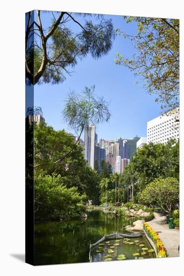 Hong Kong Park in Central, Hong Kong Island, Hong Kong, China, Asia-Fraser Hall-Stretched Canvas
