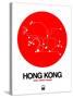 Hong Kong Red Subway Map-NaxArt-Stretched Canvas