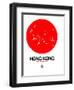 Hong Kong Red Subway Map-NaxArt-Framed Art Print